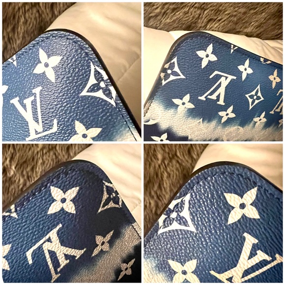 🔥SUPER SALE REDUCTION🔥✅PRICE FIRM✅ AUTHENTIC Louis Vuitton Blue Escale Wristlet - Picture 8 of 17